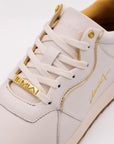 Damen Sneaker Brione White/Gold