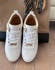 Women's Sneakers Brione White/Gold