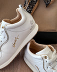 Women's Sneakers Brione White/Gold
