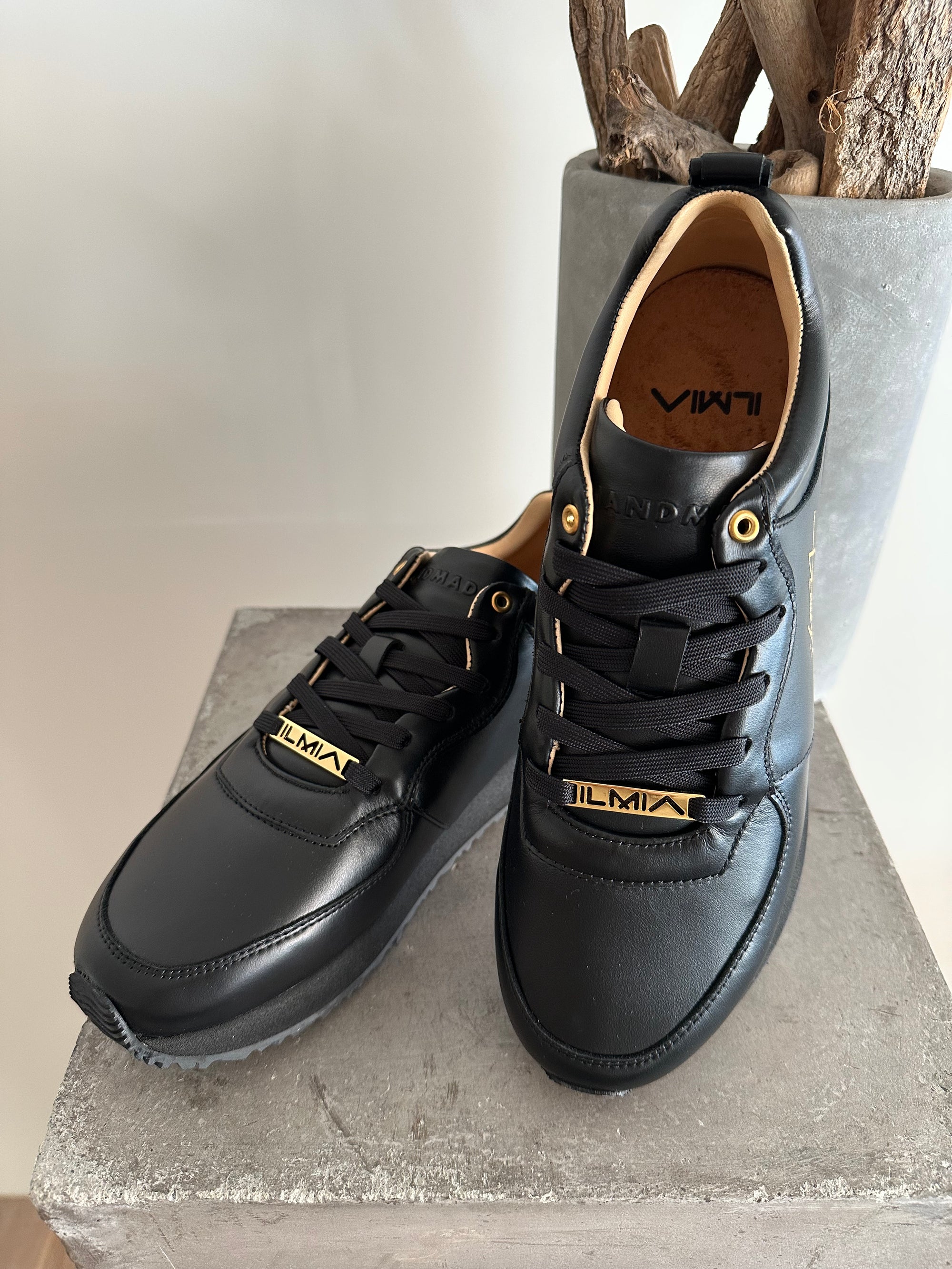 Women's Sneakers Brione Black/Gold